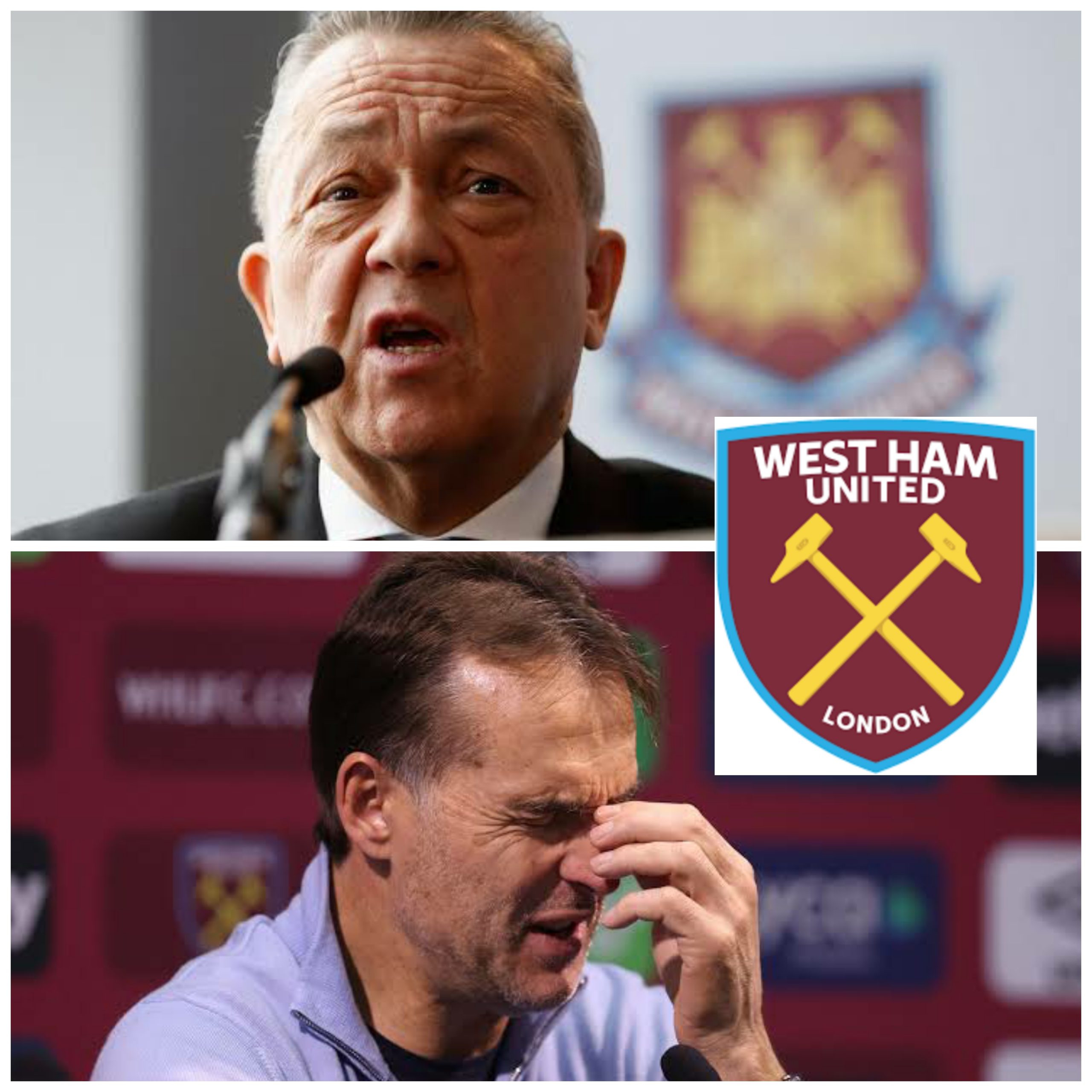 BREAKING:  ‘Enough is enough’ West Ham  Manager Lopetegui sack commence soon, He already cause enough damage to West ham.