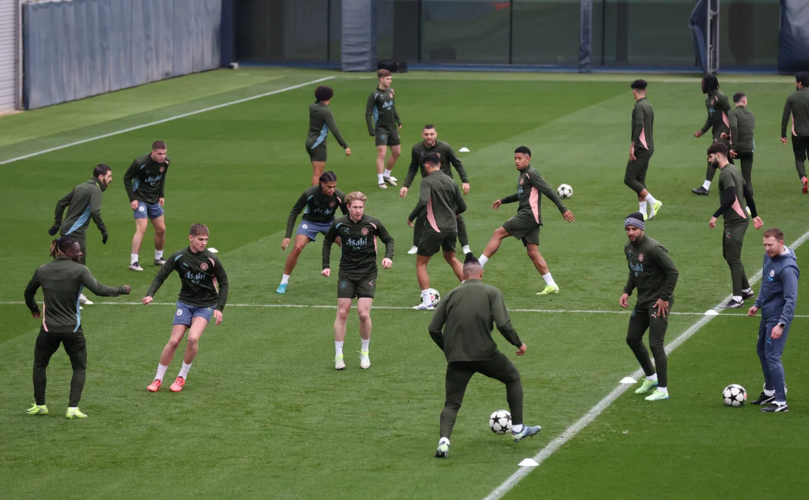“Please Pray for Bournemouth”- Key Man City star pictured in first-team training amids injury fear that he will miss the clash