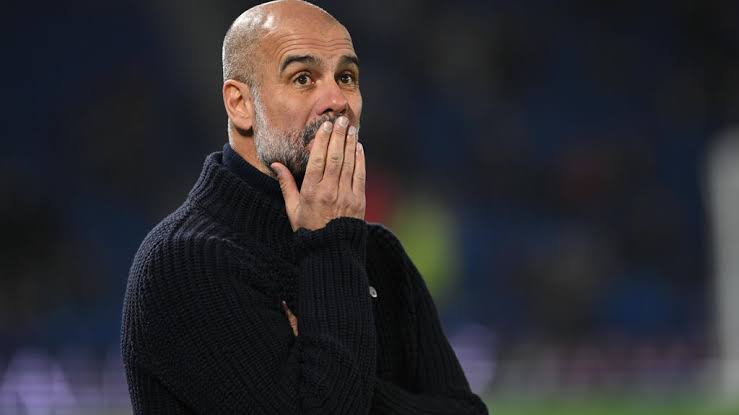 ‘I’m sorry’- Pep Guardiola admit regret  to ‘incredible’ player  after dropping Man City winger to the bench