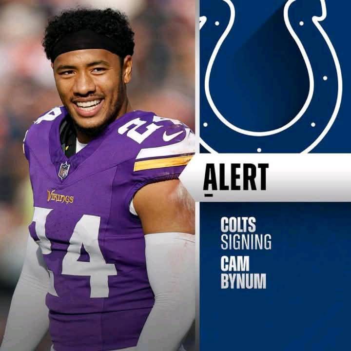 Colts make their first big splash of the offseason! Safety Cam Bynum signs with Indianapolis for 4 yr / $60M